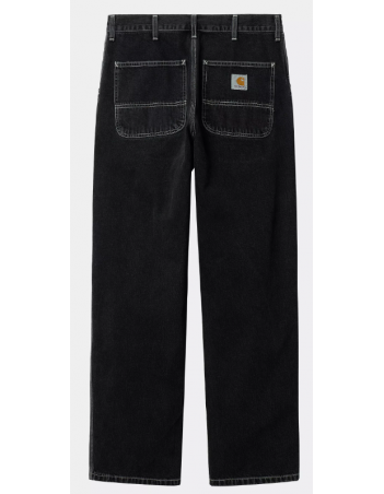 Carhartt WIP Simple Pant - Black Heavy stone wash - Men's Pants - Miniature Photo 1