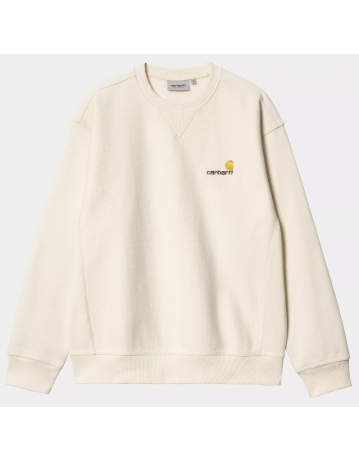 Carhartt Wip American Script Sweat - Natural - Product Photo 1