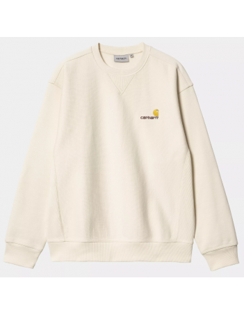 Carhartt WIP American Script sweat - Natural - Men's Sweatshirt - Miniature Photo 1