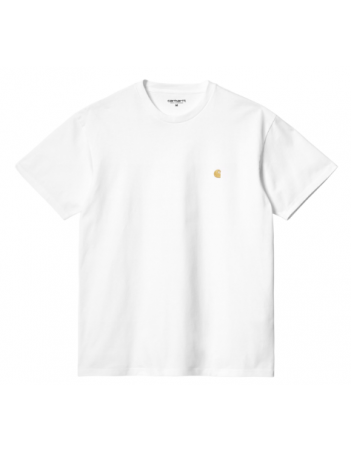 Carhartt WIP W Chase t-shirt - white / Gold - Women's T-Shirt - Miniature Photo 1