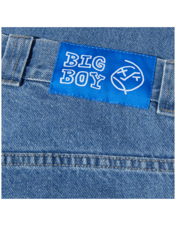 Polar Skate Co Big Boy Pants - Mid Blue - Men's Pants - Miniature Photo 3