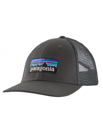 Patagonia P-6 Logo Trucker Hat - Forge Grey - Product Photo 1