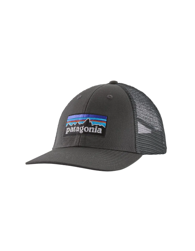 Patagonia P-6 Logo Trucker Hat - Forge Grey - Casquette  - Cover Photo 1