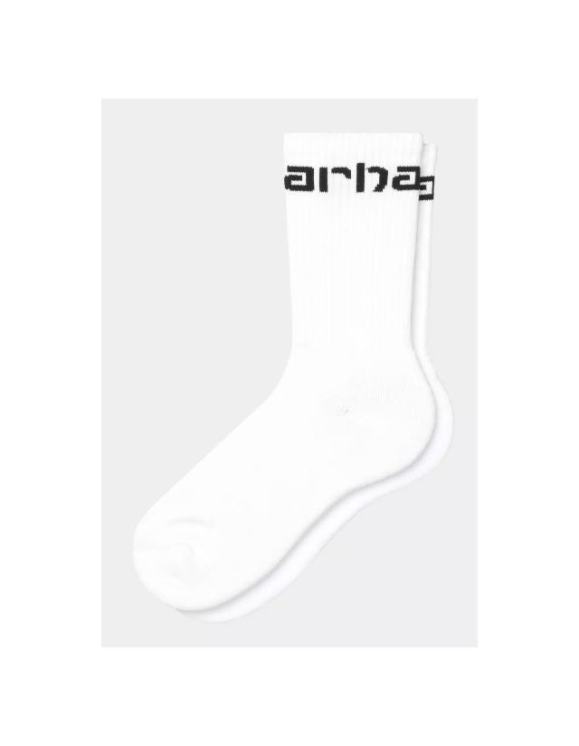 Carhartt Wip Carhartt Socks - White / Black - Chaussettes  - Cover Photo 1