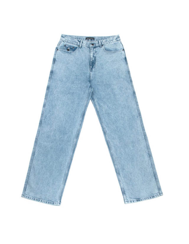 Nnsns Clothing Bigfoot - Acid Blue Denim - Heren Broeken  - Cover Photo 1