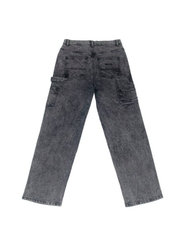 Nnsns Clothing Yeti Grey Acid Stretch Denim - Pantalon Homme  - Cover Photo 1