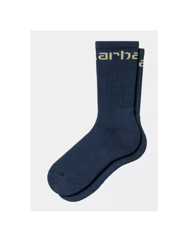 Carhartt Wip Carhartt Socks - Ink / Air Yellow - Sokken  - Cover Photo 1