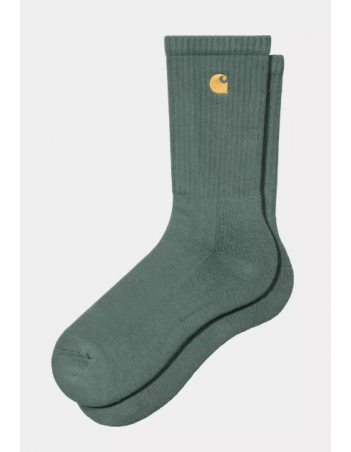 Carhartt WIP Chase socks - Silver pine / Gold - Socken - Miniature Photo 1