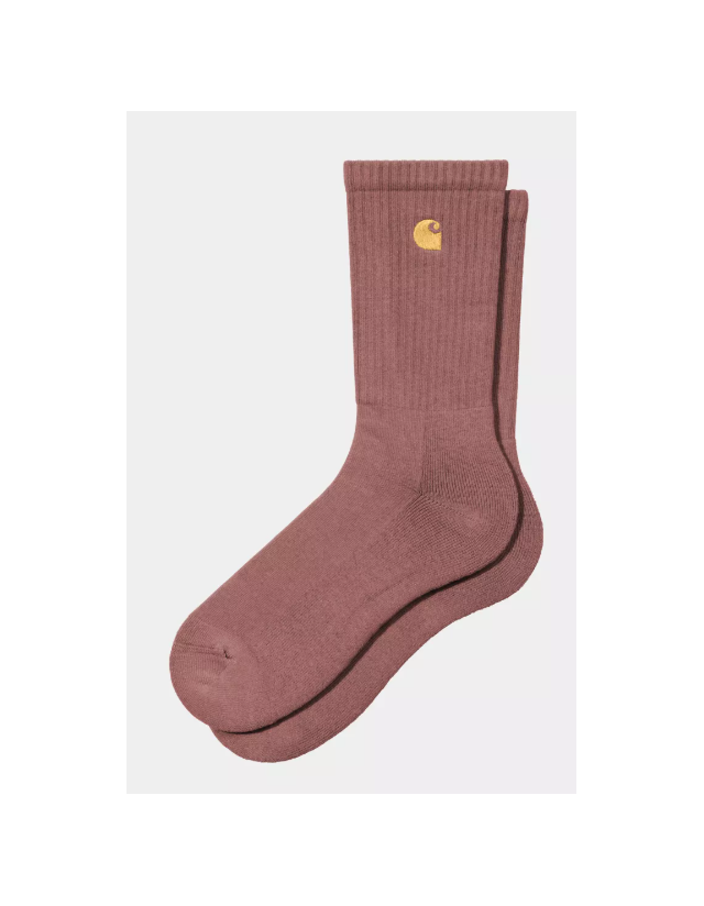 Carhartt Wip Chase Socks - Dusky Pink / Gold - Socken  - Cover Photo 1