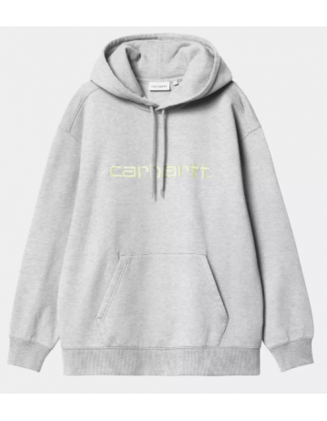 Carhartt Wip W' Hd Carhartt Sw - Ash Heather / Air Green - Product Photo 1