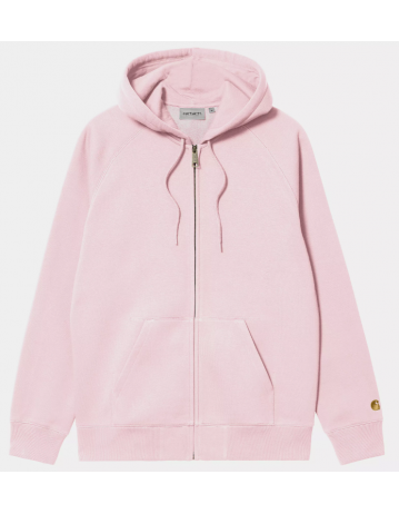 Carhartt Wip Chase Jacket - Air Pink / Gold - Product Photo 1