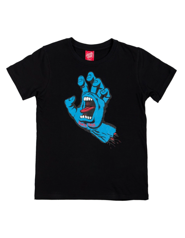 Santa Cruz Youth Screaming Hand T-Shirt - Black - T-Shirt Enfant  - Cover Photo 1