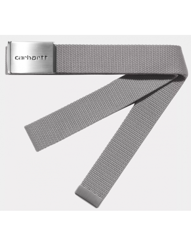 Carhartt Wip Clip Belt Chrome - Yosemite - Ceinture  - Cover Photo 1