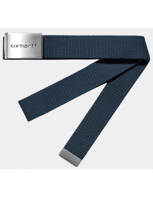 Carhartt Wip Clip Belt Chrome - Ink - Ceinture  - Cover Photo 1