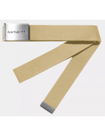 Carhartt Wip Clip Belt Chrome - Air Yellow - Product Photo 1