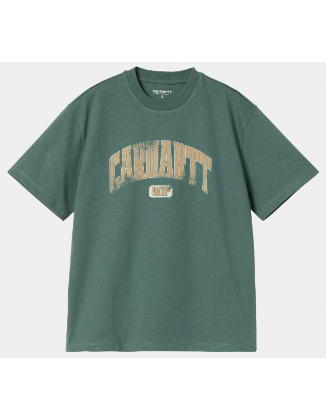 Carhartt Wip W' Lecture T-Shirt - Silver Pine - T-Shirt Femme  - Cover Photo 1