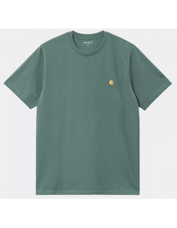 Carhartt Wip Chase T-Shirt - Silver Pine / Gold - Product Photo 1