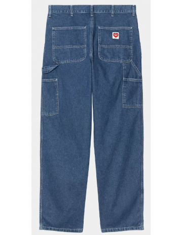 Carhartt Wip Single Knee Pant - Blue Stone Washed - Product Photo 1