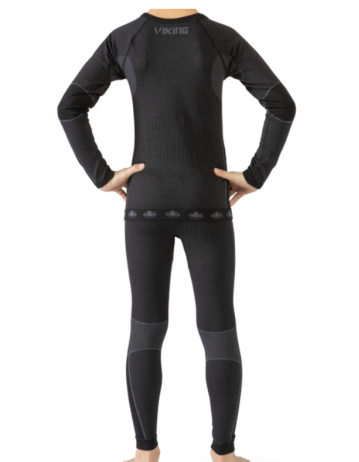 Viking Base Layer Kids Set Riko - Black - Product Photo 2