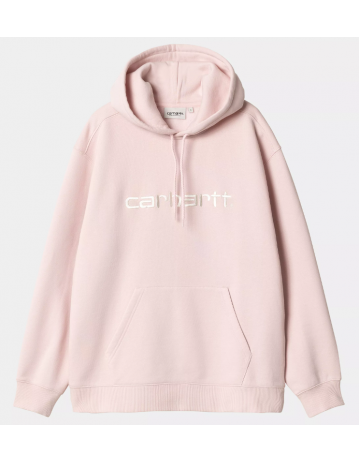 Carhartt Wip W' Hd Carhartt Sweat - Air Pink / Wax - Product Photo 1