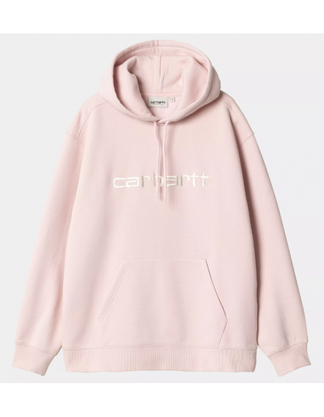 Carhartt Wip W' Hd Carhartt Sweat - Air Pink / Wax - Sweat Femme  - Cover Photo 1