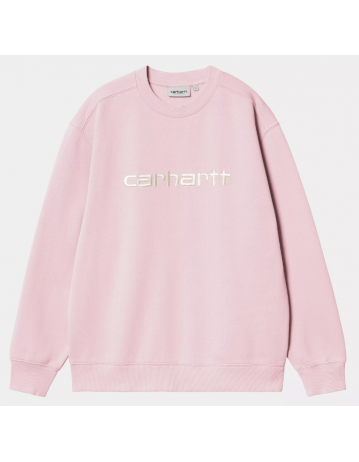 Carhartt Wip W' Carhartt Sweat - Air Pink / Wax - Product Photo 1