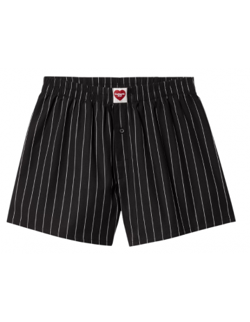 Carhartt Wip Cotton Boxer - Seaton Stripe Black - Product Photo 1