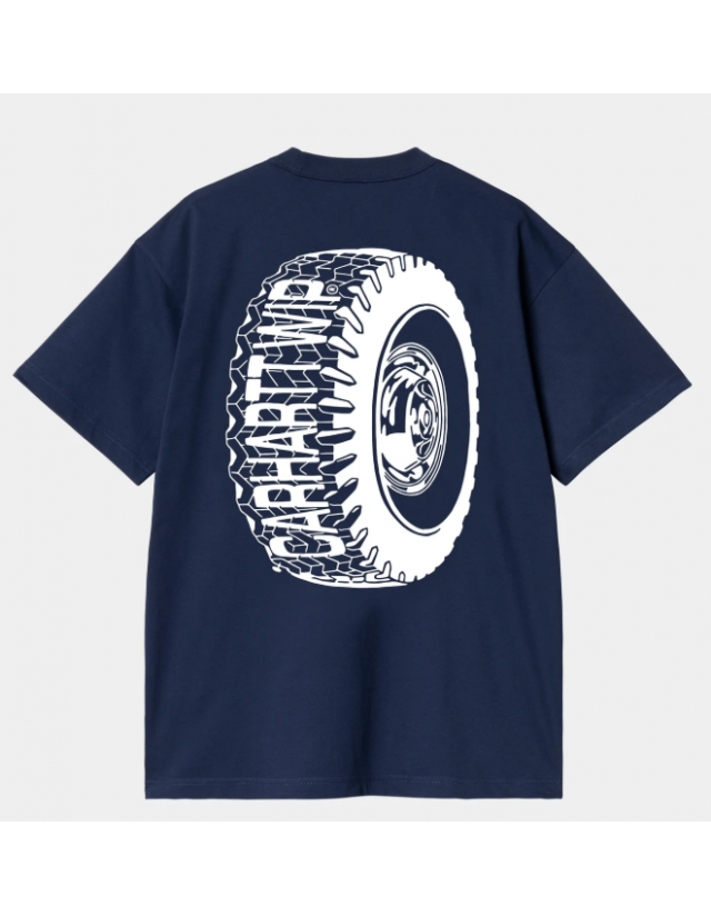 Carhartt Wip Tire T-Shirt - Ink - T-Shirt Voor Heren  - Cover Photo 2