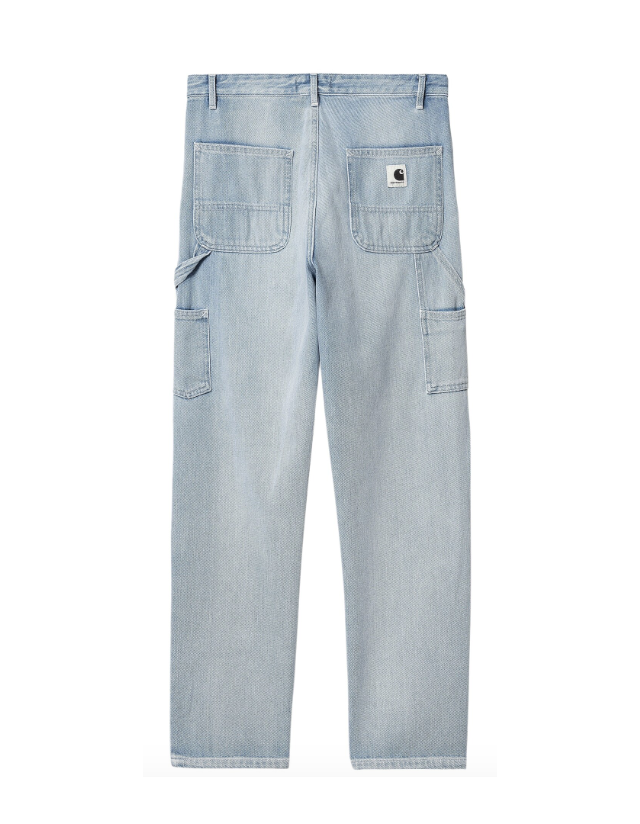 Carhartt Wip Pierce Pant - Blue Light Stone Washed - Damenhose  - Cover Photo 2