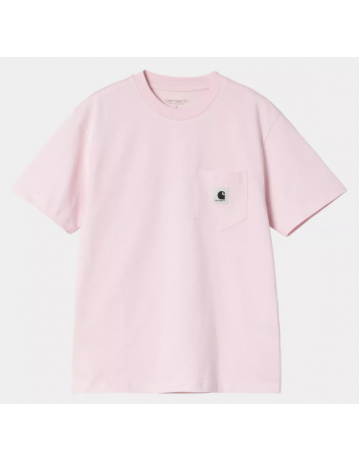 Carhartt Wip W' Pocket T-Shirt - Air Pink - Product Photo 1