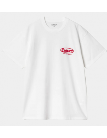 Carhartt WIP Logo T-Shirt - White - T-Shirt Voor Heren - Miniature Photo 1