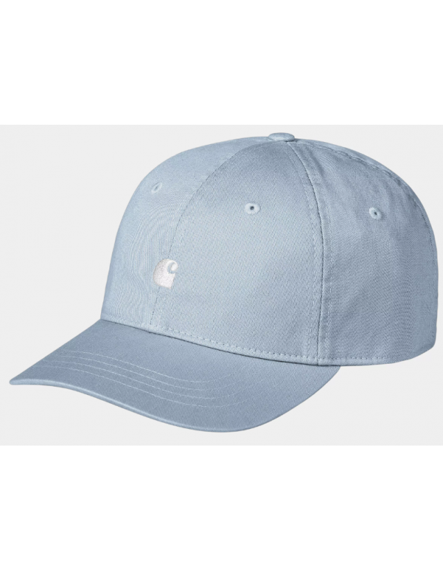 Carhartt Wip Madison Logo Cap - Air Sky / White - Casquette  - Cover Photo 1