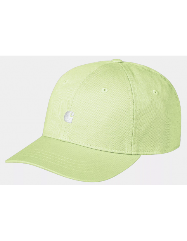 Carhartt Wip Madison Logo Cap - Air Green / White - Casquette  - Cover Photo 1