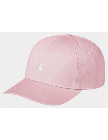 Carhartt Wip Madison Logo Cap - Air Pink / White - Product Photo 1