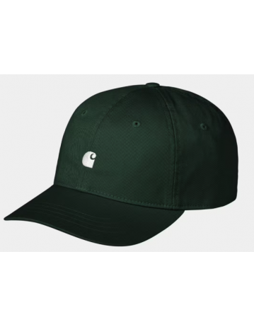 Carhartt Wip Madison Logo Cap - Conifer / White - Product Photo 1