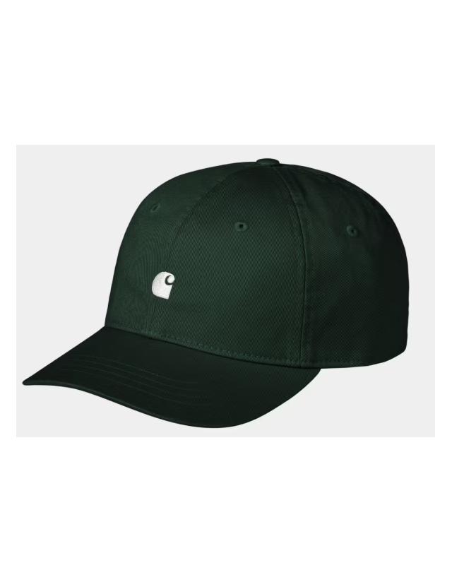 Carhartt Wip Madison Logo Cap - Conifer / White - Kap  - Cover Photo 1