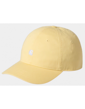 Carhartt Wip Madison Logo Cap - Air Yellow / White - Product Photo 1