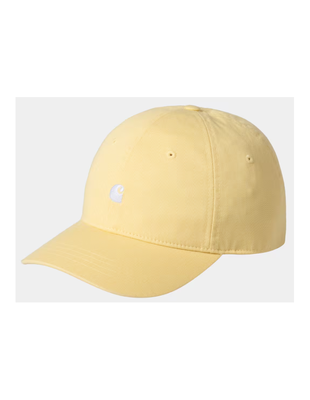 Carhartt Wip Madison Logo Cap - Air Yellow / White - Kap  - Cover Photo 1