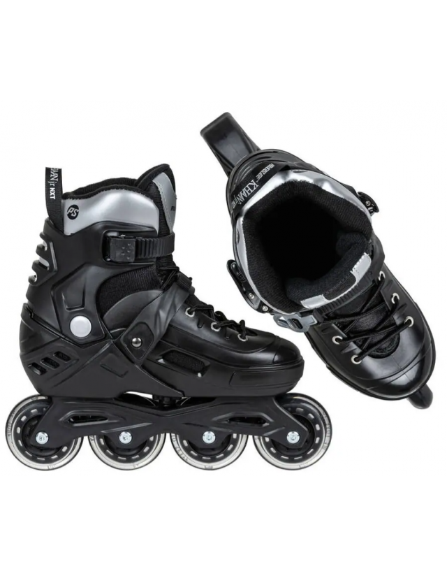 Powerslide Khaan Junior Adjustable - Black - Rollerblades Für Kinder  - Cover Photo 1