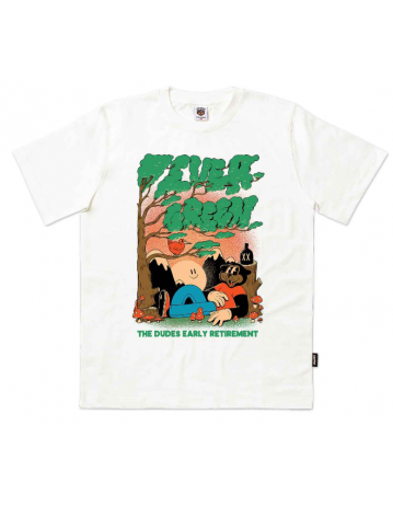 The Dudes Evergreen Seasonal T-Shirt - White - Product Photo 1