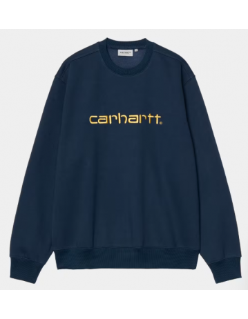 Carhartt Wip Carhartt Sweat - Ink / Air Yellow - Product Photo 1