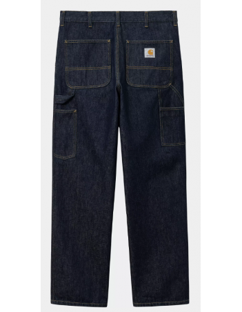 Carhartt WIP Single Knee Pant - Blue rinsed - Männerhosen - Miniature Photo 1