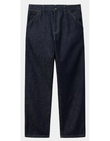 Carhartt WIP Single Knee Pant - Blue rinsed - Männerhosen - Miniature Photo 2