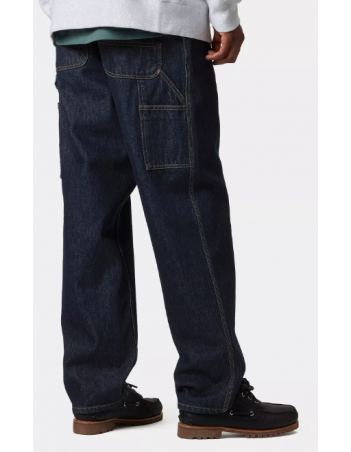 Carhartt WIP Single Knee Pant - Blue rinsed - Männerhosen - Miniature Photo 3