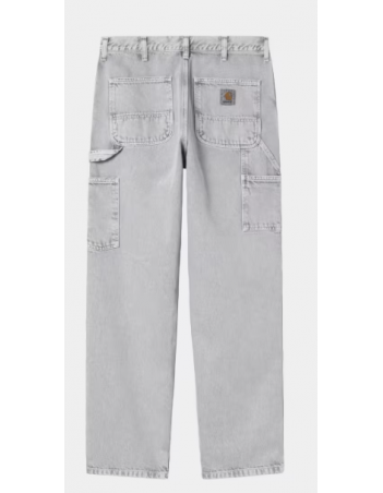 Carhartt WIP Single knee pant - Black Chalk wash - Pantalon Homme - Miniature Photo 1