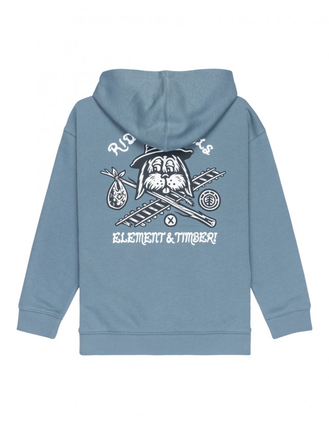 Element X Timber Hobos Pullover - Blue Mirage - Sweat Enfant  - Cover Photo 1