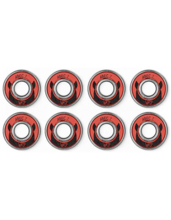 Wicked bearing ABEC 7 Carbon pro - 8 pack - Roulement Rollers - Miniature Photo 1