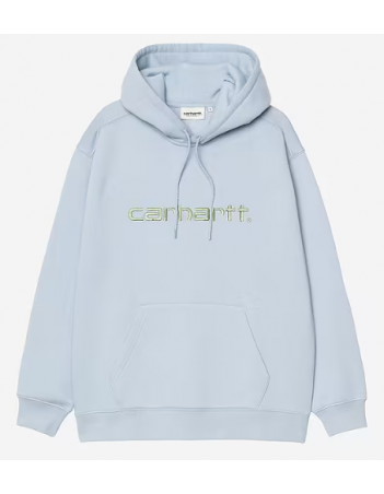 Carhartt WIP W' HD Carhartt SW - Blue fog / Pale Olive - Damen Sweatshirt - Miniature Photo 1