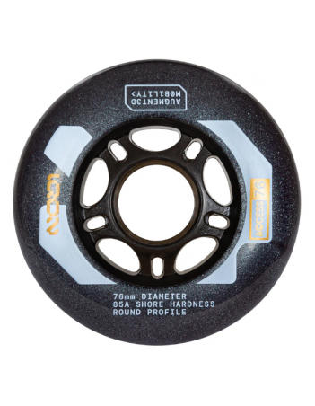 Iqon Access Wheels 76mm / 85A - 4 Pack grey - Skeelers Wielen - Miniature Photo 2