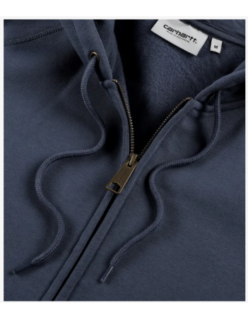 Carhartt WIP Hooded chase jacket - Dusky blue / gold - Herren Sweatshirt - Miniature Photo 2